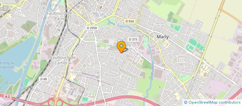 localisation de l'entreprise LES DEUX B  VALENCIENNES