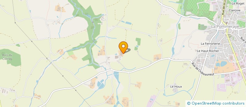 localisation de l'entreprise LES DEUX B  MAUGES-SUR-LOIRE