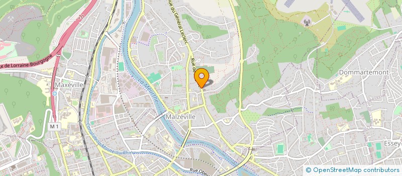 localisation de l'entreprise LES DEUX BA  MALZEVILLE