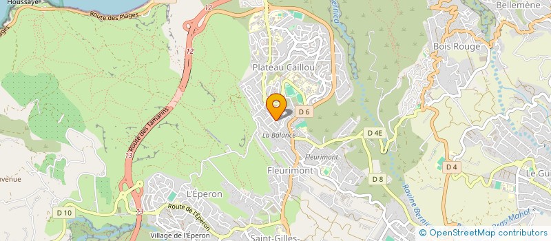 localisation de l'entreprise LES DEUX BALANCES à SAINT-PAUL