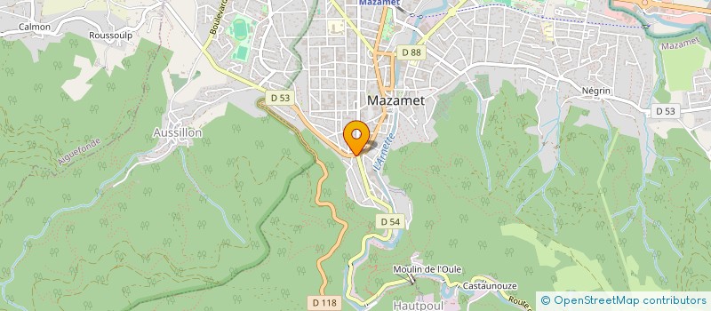 localisation de l'entreprise LES DEUX BLES à MAZAMET