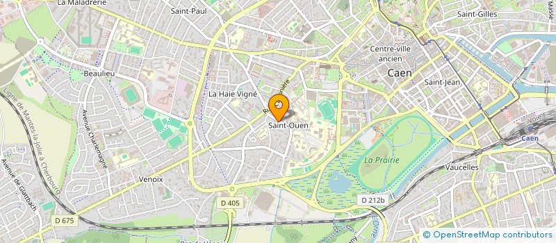 localisation de l'entreprise LES DEUX BLEUETS  CAEN