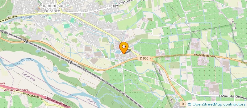 localisation de l'entreprise LES DEUX C  CAUMONT-SUR-DURANCE