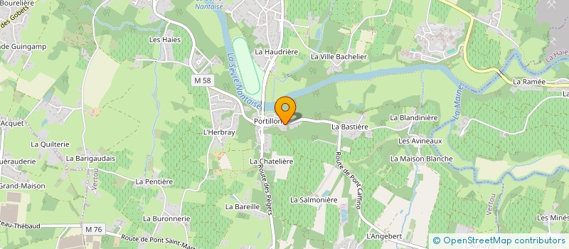 localisation de l'entreprise LES DEUX C  VERTOU