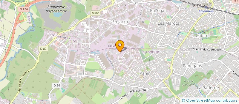 localisation de l'entreprise LES DEUX CAPITAINES  TOULOUSE