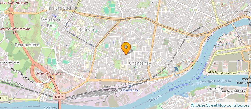 localisation de l'entreprise LES DEUX CEDRES  NANTES