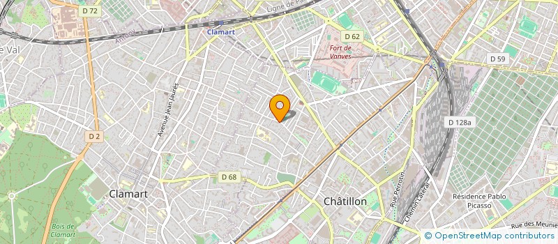 localisation de l'entreprise LES DEUX CHARENTES  CHATILLON