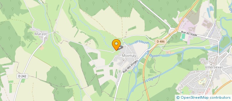 localisation de l'entreprise LES DEUX CHENES  MOIMAY