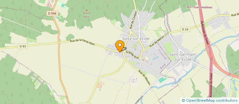 localisation de l'entreprise LES DEUX CLEFS  SOISY-SUR-ECOLE