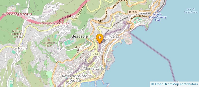 localisation de l'entreprise LES DEUX COMPAGNONS à BEAUSOLEIL