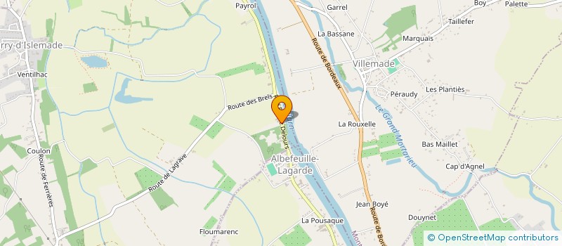 localisation de l'entreprise LES DEUX DOMAINES à LA VILLE DIEU DU TEMPLE