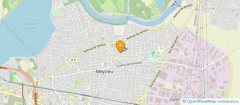 localisation de l'entreprise LES DEUX ETOILES  MEYZIEU