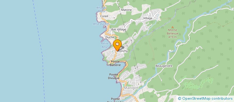 localisation de l'entreprise LES DEUX F à BOUILLANTE