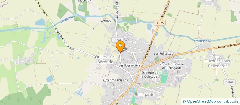 localisation de l'entreprise LES DEUX FLOCONS à QUIERS-SUR-BEZONDE