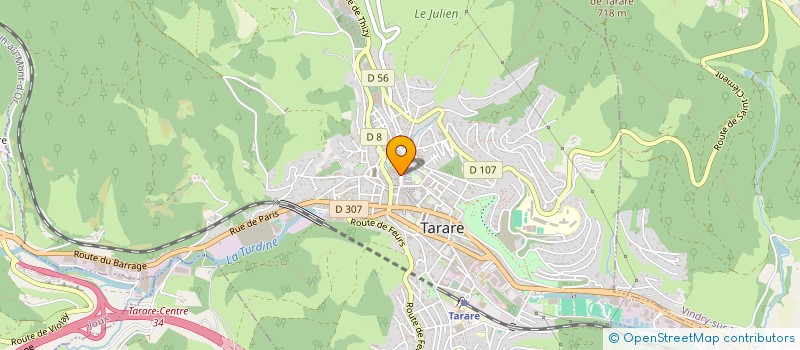 localisation de l'entreprise LES DEUX FONT LA PAIRE à TARARE