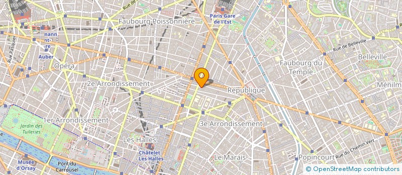 localisation de l'entreprise LES DEUX FRANCE à PARIS