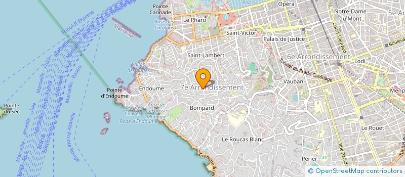 localisation de l'entreprise LES DEUX FRANGINS à MARSEILLE
