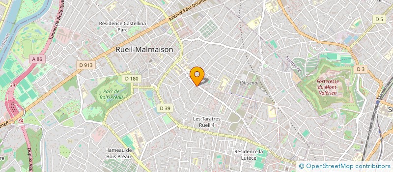 localisation de l'entreprise LES DEUX FRERES  RUEIL MALMAISON