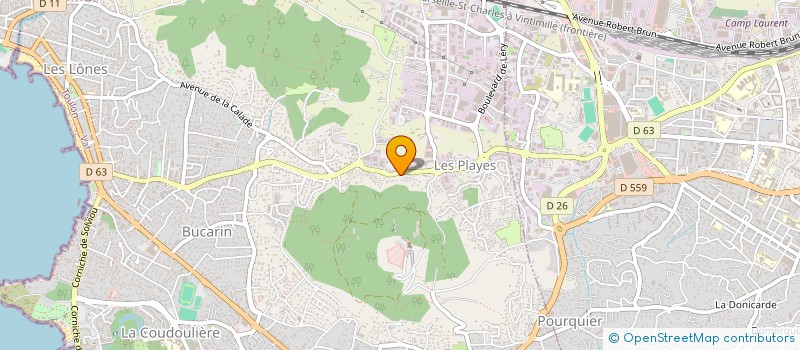 localisation de l'entreprise LES DEUX FRERES à SIX-FOURS-LES-PLAGES