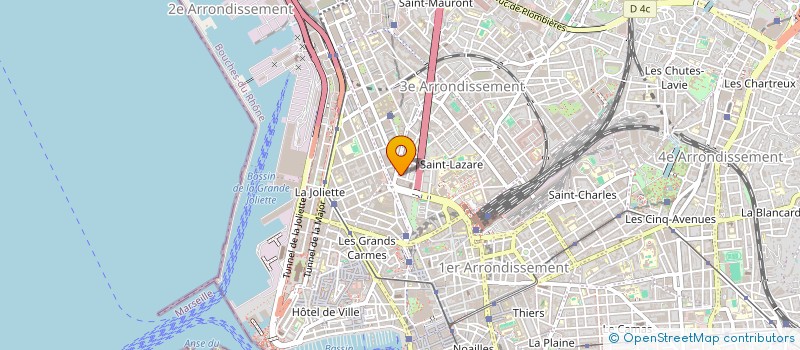 localisation de l'entreprise LES DEUX FRERES à MARSEILLE 3