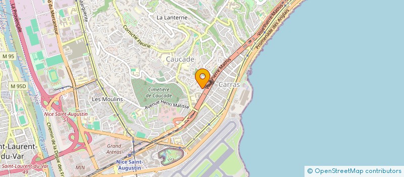localisation de l'entreprise LES DEUX FRERES à NICE