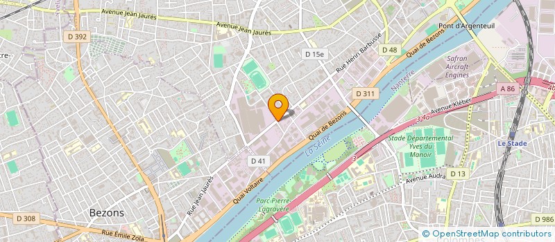 localisation de l'entreprise LES DEUX FRERES  ARGENTEUIL