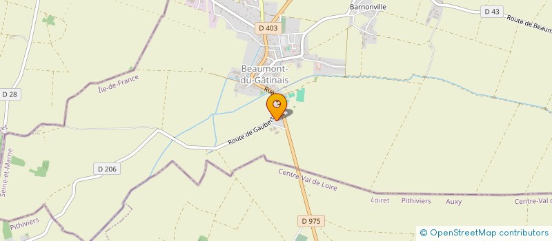 localisation de l'entreprise LES DEUX FRERES à BEAUMONT-DU-GATINAIS