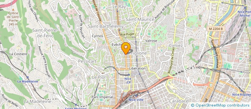 localisation de l'entreprise LES DEUX FRERES à NICE