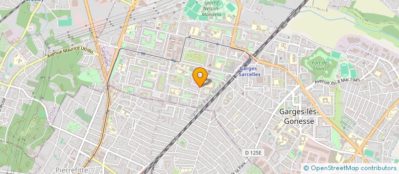 localisation de l'entreprise LES DEUX FRERES à SARCELLES