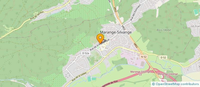 localisation de l'entreprise LES DEUX FRERES  MARANGE-SILVANGE