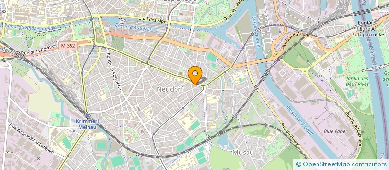 localisation de l'entreprise LES DEUX FRERES à STRASBOURG
