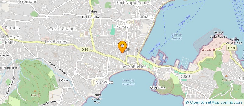 localisation de l'entreprise LES DEUX FRERES à LA SEYNE-SUR-MER