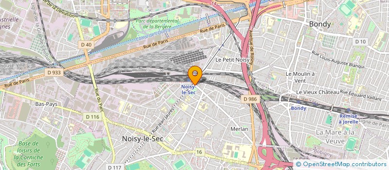 localisation de l'entreprise LES DEUX FRERES à NOISY-LE-SEC