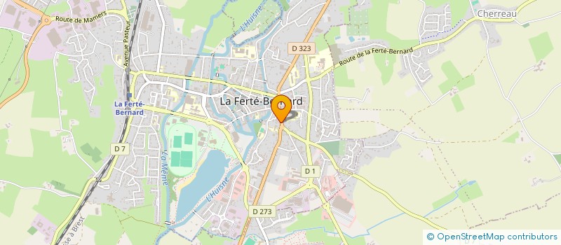 localisation de l'entreprise LES DEUX FRERES  LA FERTE-BERNARD