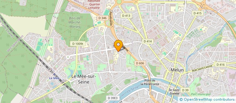 localisation de l'entreprise LES DEUX FRERES  LE MEE-SUR-SEINE