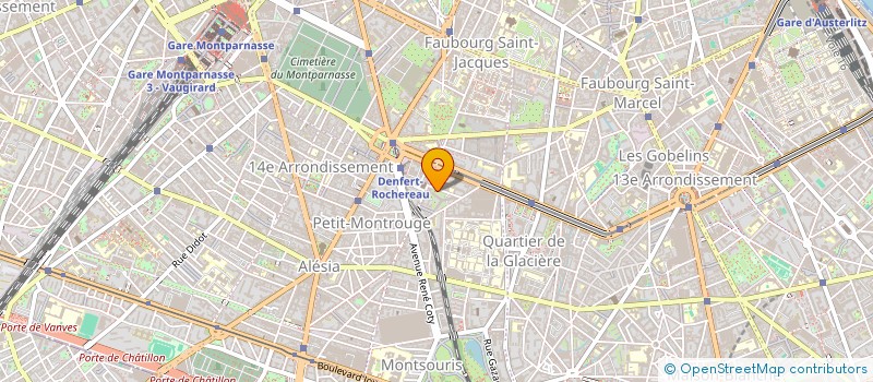 localisation de l'entreprise LES DEUX FRERES AUX CHAMPS  PARIS