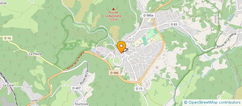 localisation de l'entreprise LES DEUX GARS  VOLVIC