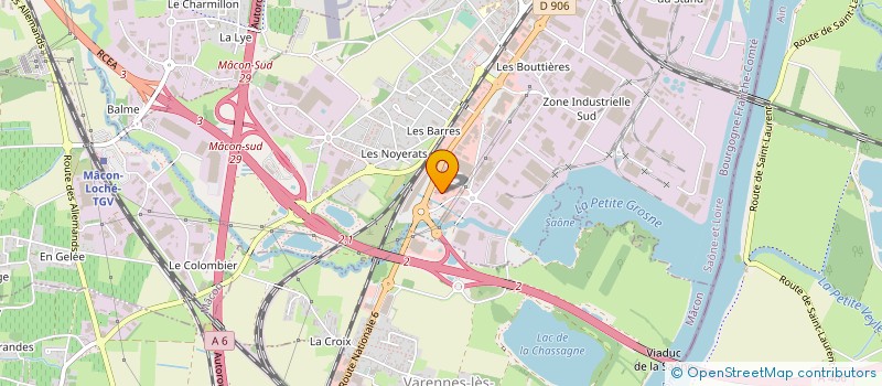 localisation de l'entreprise LES DEUX GOURMANDS à MACON