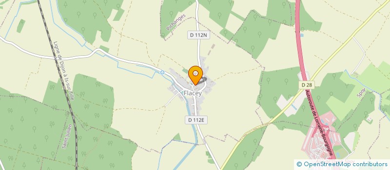 localisation de l'entreprise LES DEUX GRANGES à FLACEY