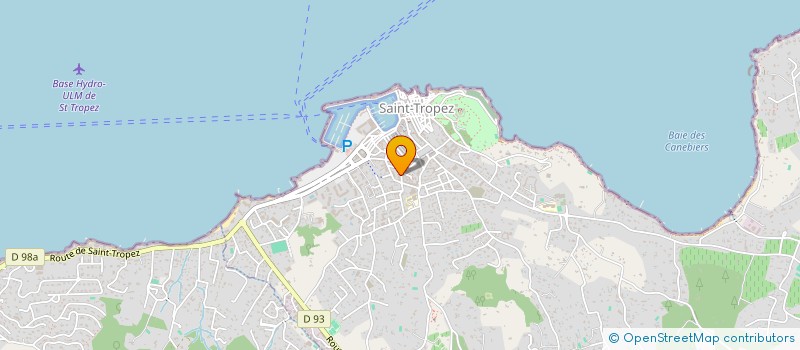 localisation de l'entreprise LES DEUX GROS  SAINT TROPEZ