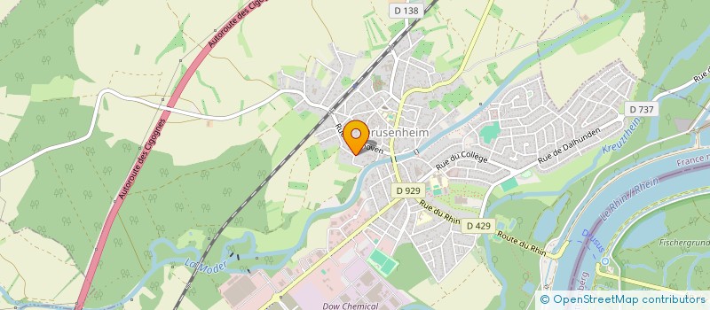 localisation de l'entreprise LES DEUX HIRONDELLES  ROHRWILLER