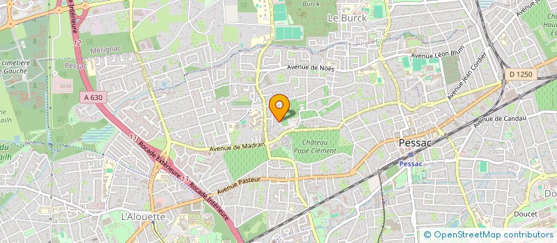 localisation de l'entreprise LES DEUX ILES  PESSAC