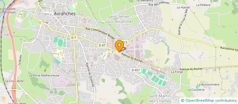 localisation de l'entreprise LES DEUX J  AVRANCHES