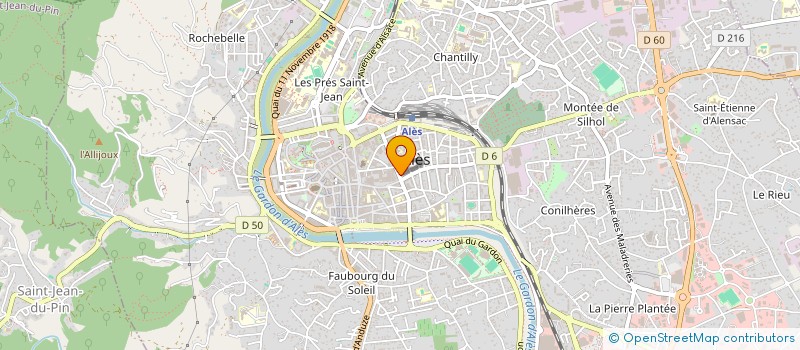 localisation de l'entreprise LES DEUX K  ALES