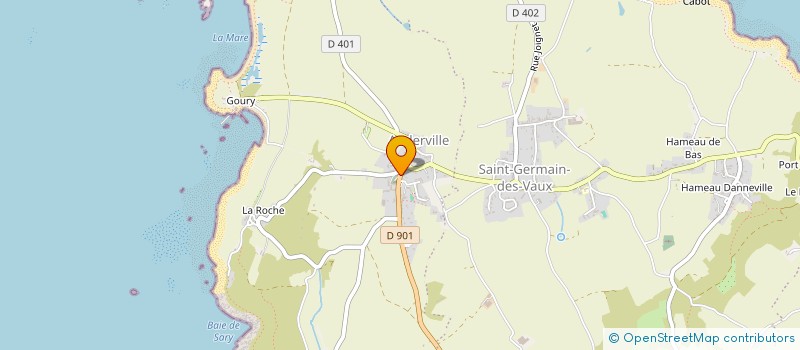 localisation de l'entreprise LES DEUX L  LA HAGUE