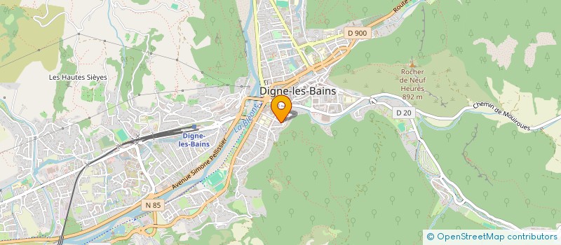 localisation de l'entreprise LES DEUX LACS  DIGNE-LES-BAINS