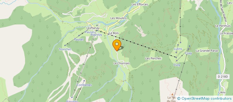 localisation de l'entreprise LES DEUX LAITS à BEAUFORT