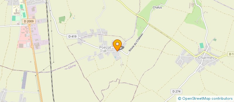 localisation de l'entreprise LES DEUX LILIS  POEZAT