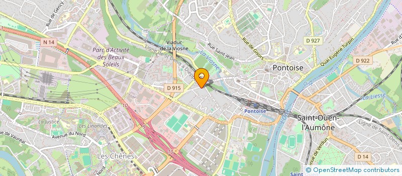 localisation de l'entreprise LES DEUX LUTINS  PONTOISE