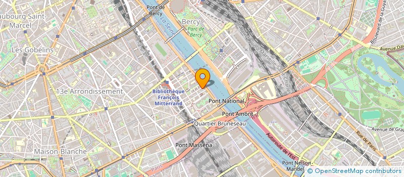 localisation de l'entreprise LES DEUX M  PARIS